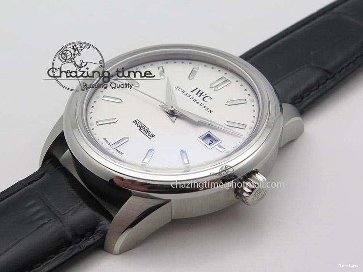 MIROTIME 0712 Ingeniuer St.Laurens SS White Dial MK 1:1 Best Edition On Black Leather Strap A Youthful 7363